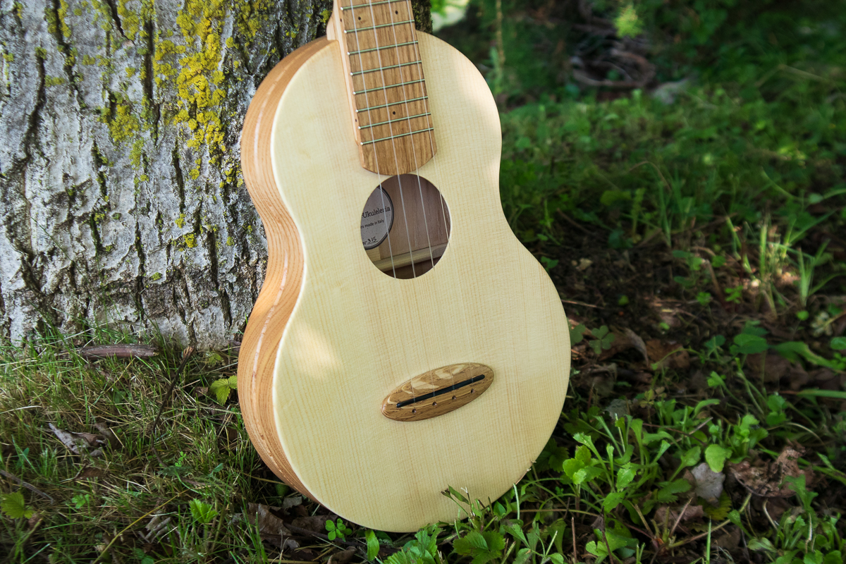 Tenor Chestnut Galileo with Srpuce top - Front